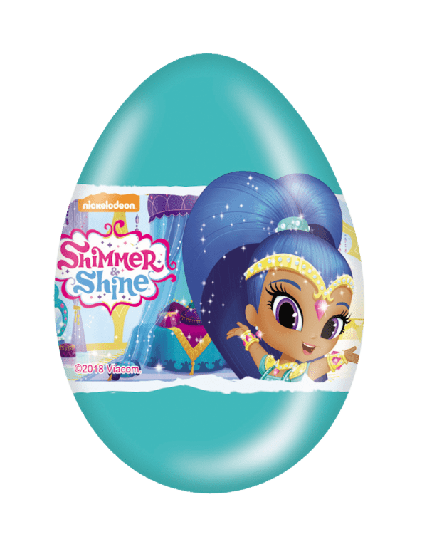 Czekoladowe jajko niespodzianka 20g Shimmer&Shine karton 24 sztuki