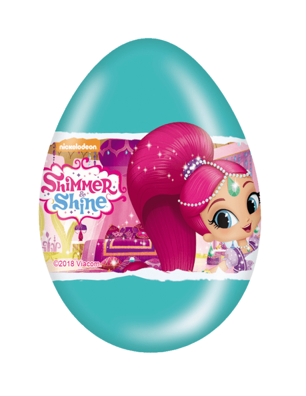 Czekoladowe jajko niespodzianka 20g Shimmer&Shine karton 24 sztuki