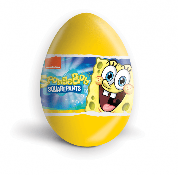 Czekoladowe jajko niespodzianka 3pak 60g SpongeBob