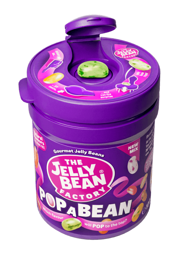 The Jelly Bean Factory Żelki-fasolki Pop-A-Bean 36 smaków 100g