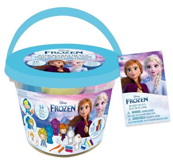 Kraina lodu Frozen wiaderko z ciastoliną-mydłem i akcesoriami zabawa i kąpiel