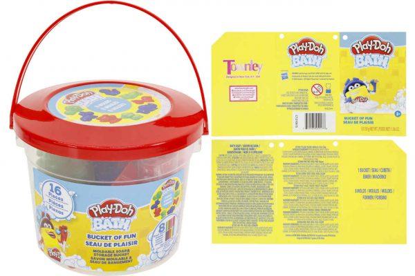 Play-Doh wiaderko z glinkowymi mydełkami i akcesoriami "Bucket of Fun"