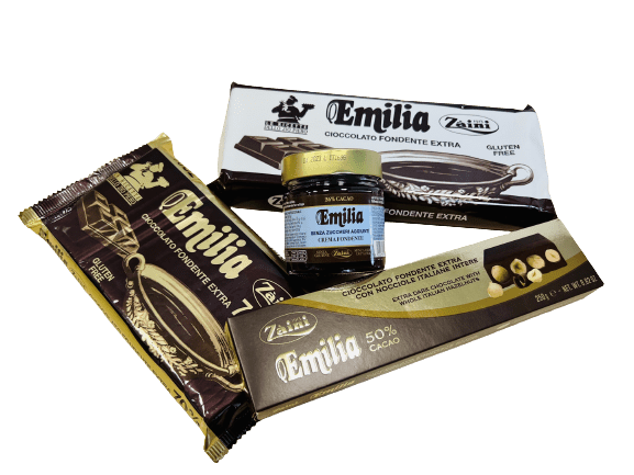 Zestaw prezentowy Emilia Zaini włoskie czekolady kulinarne 1850g
