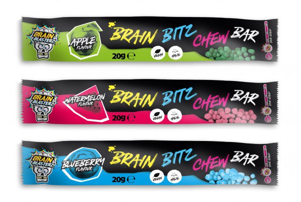 Brain Blasterz Chew Bar kwaśny baton do żucia 20g