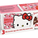 Czekoladowe jajko niespodzianka 3pak 60g Hello Kitty
