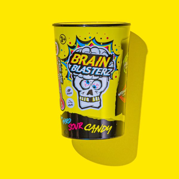 Brain Blasterz Super Sour Candy Kwaśne Cukierki Hard Candy Karton 10szt x 38g