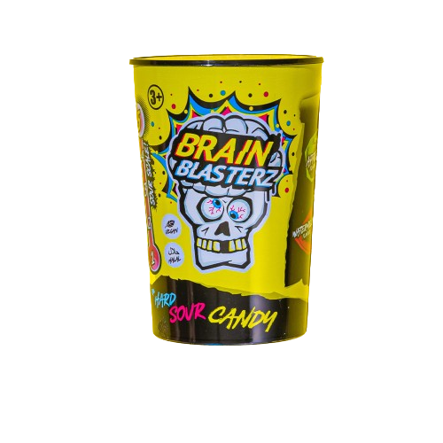 Brain Blasterz Super Sour Candy Kwaśne Cukierki Hard Candy 38g