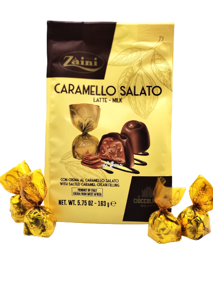 Caramello Salato Włoskie Praliny Słony Karmel 163g