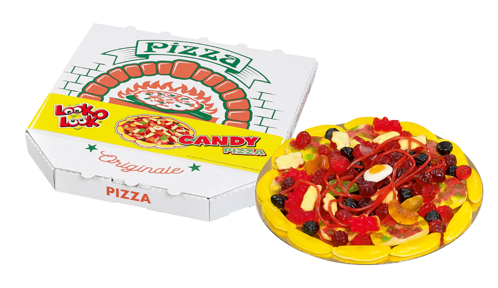 Look-O-Look Candy Pizza Żelki 435g Duży Zestaw Słodyczy Na Prezent