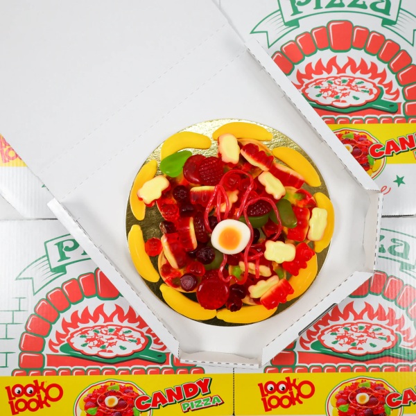 Look-O-Look Candy Pizza Żelki 435g Duży Zestaw Słodyczy Na Prezent