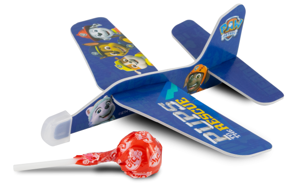 Candy Jet Lizak Truskawkowy + Zabawka Samolot Psi Patrol Paw Patrol 10g