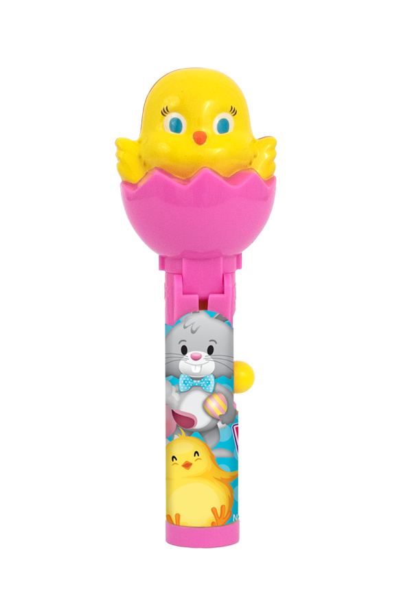 Pop Ups Lollipop Na Wielkanoc Zajączek Kurczaczek Karton 12 Sztuk