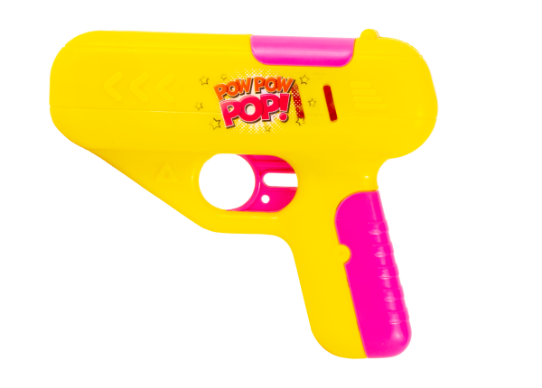 Pow Pow Pop Lizak-Zabawka Pistolet Lizak O Smaku Truskawkowym