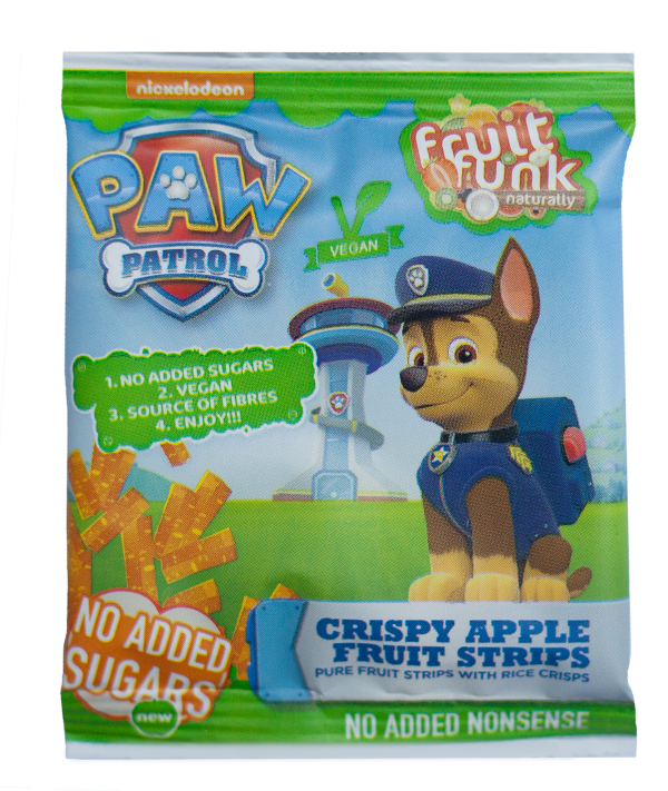 Fruit Funk Paw Patrol Zdrowe Jabłkowe Przekąski Psi Patrol Multibag 10x10g