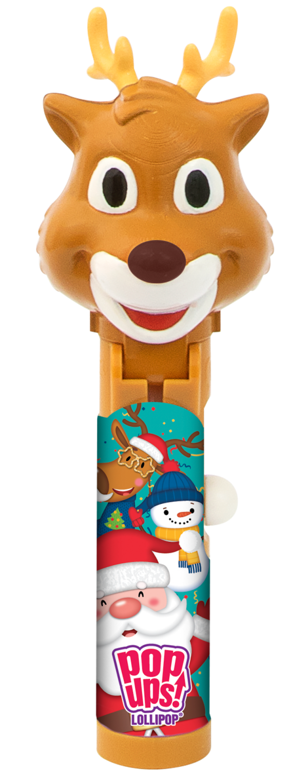 Pop Ups Lollipop Christmas Wysuwany Lizak-Zabawka na Boże Narodzenie Karton 12 Sztuk
