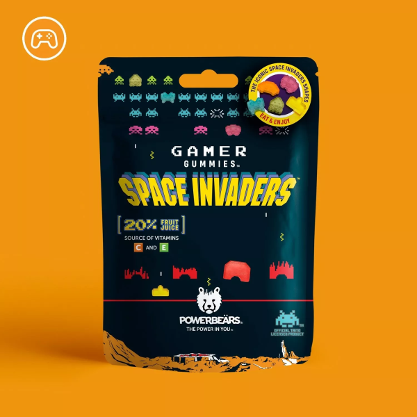 Space Invaders Gamer Gummies Żelki W Kształcie Kosmitów 125g