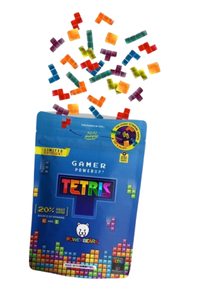 Tetris Gamer Gummies Żelki W Kształcie Klocków Tetramino 125g