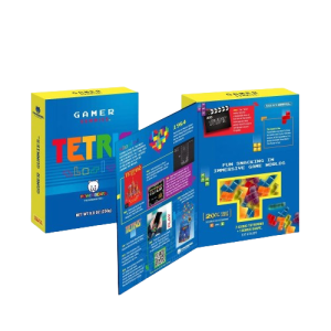 Tetris Gamer Gummies Żelki W Kształcie Klocków Tetramino Gift Box 250g