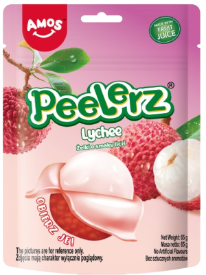 Amos Peelerz Lemon Obieralne Żelki w Kształcie Cytryny 65g